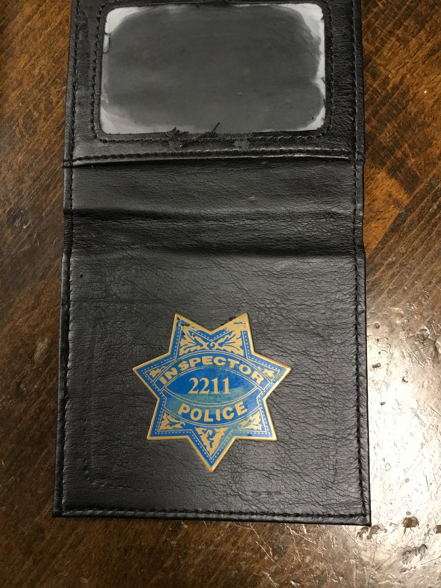 Dirty Harry ID wallet and badge 1970