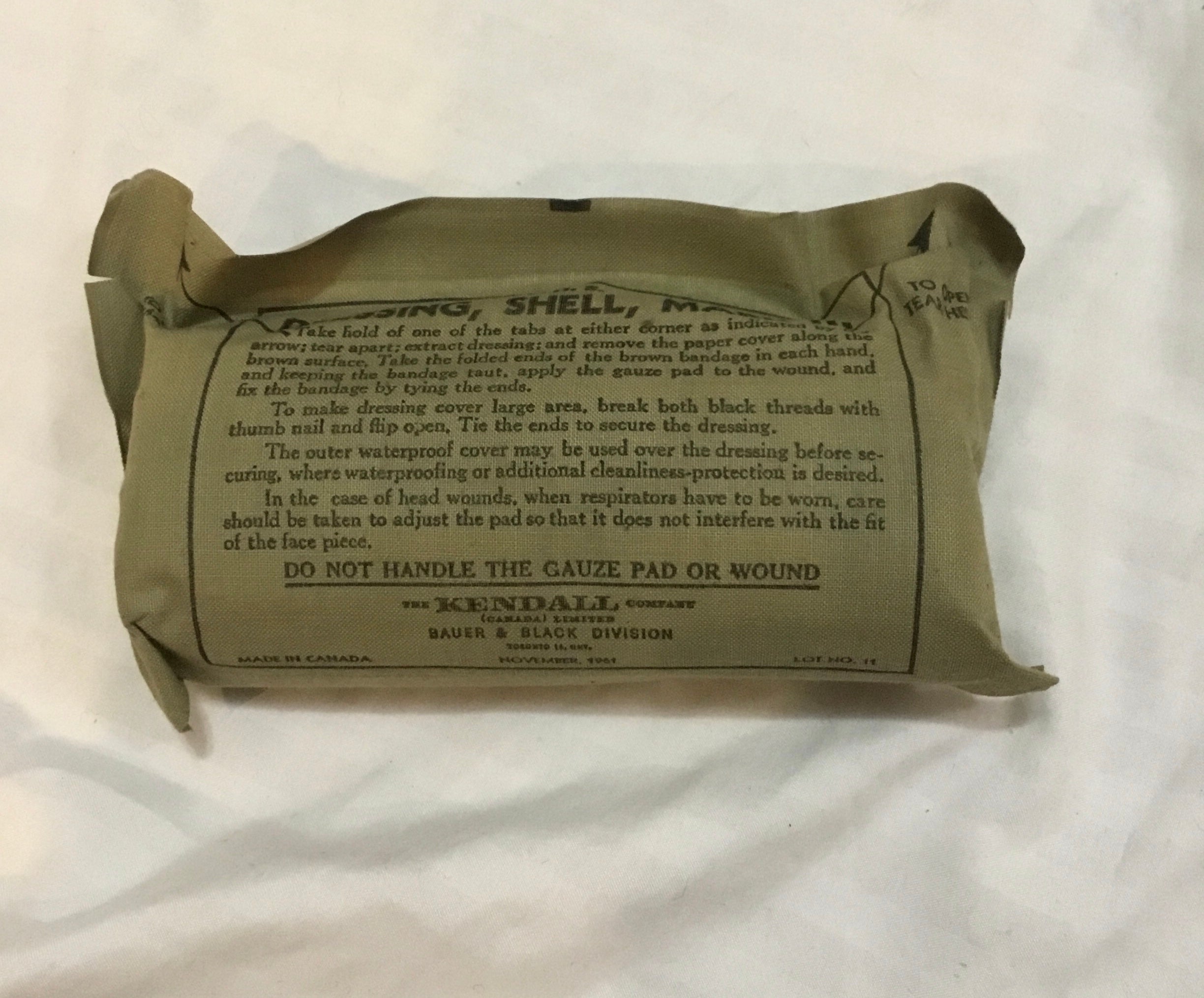 Vintage Military Field Dressing 1961 – Roy's Army Surplus & Collectables