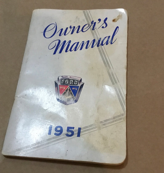 1951 Ford Owners Manual