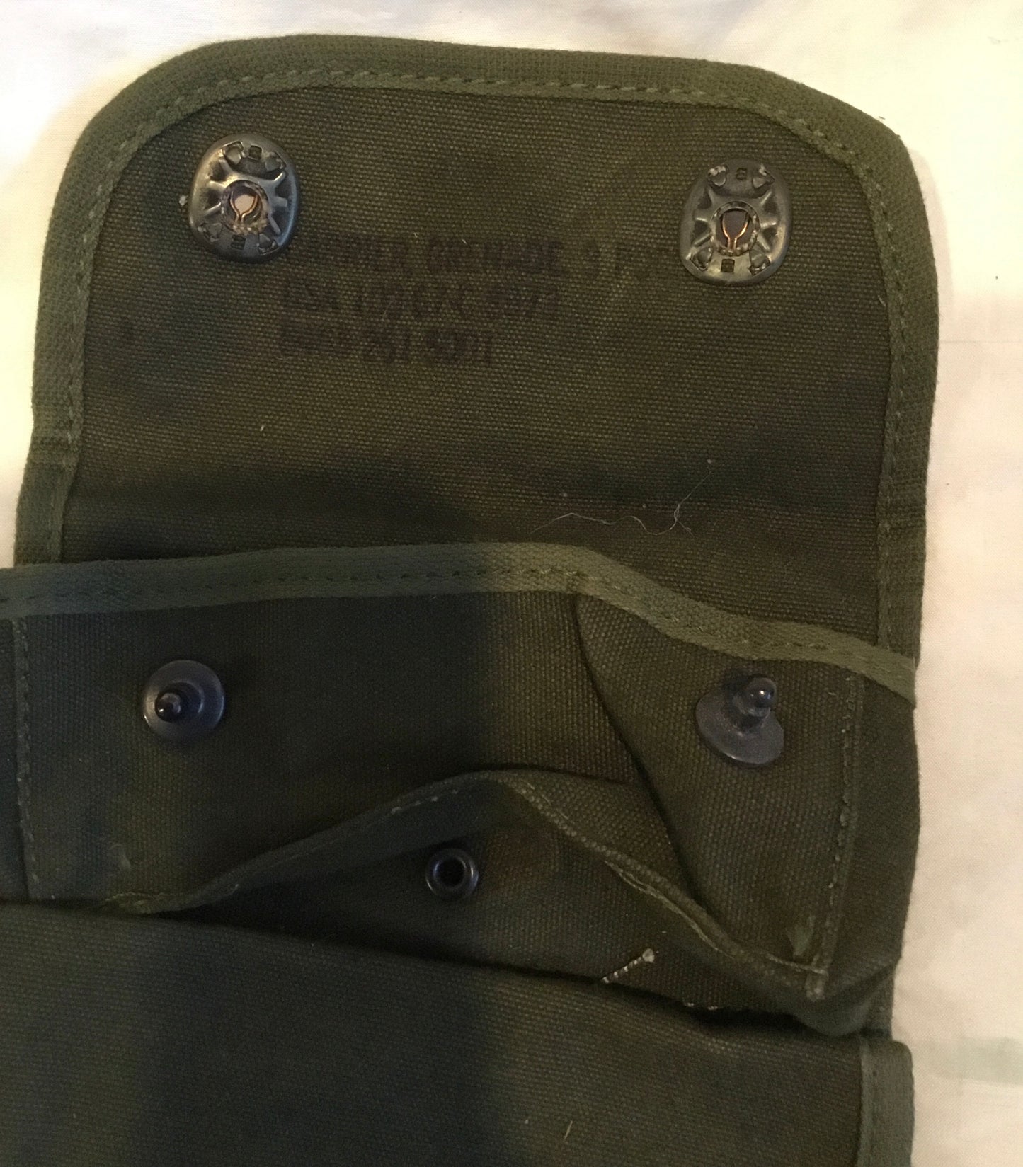 Vintage U.S.  MILITARY 3 Pocket Grenade Carrier