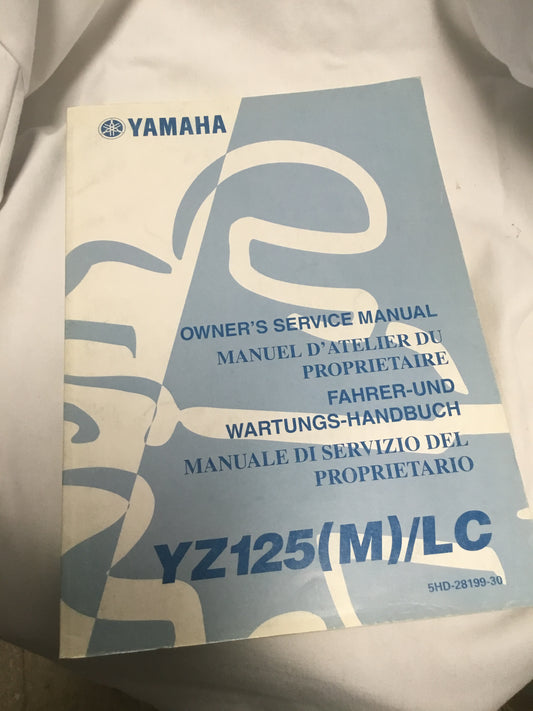 1999 Yamaha Owners Service Manual , YZ125 (M) /LC