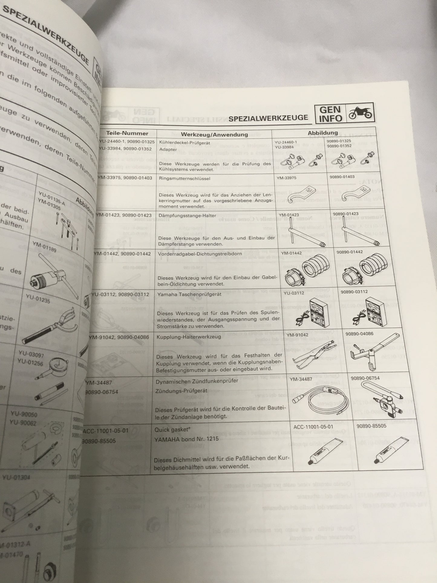 1999 Yamaha Owners Service Manual , YZ125 (M) /LC