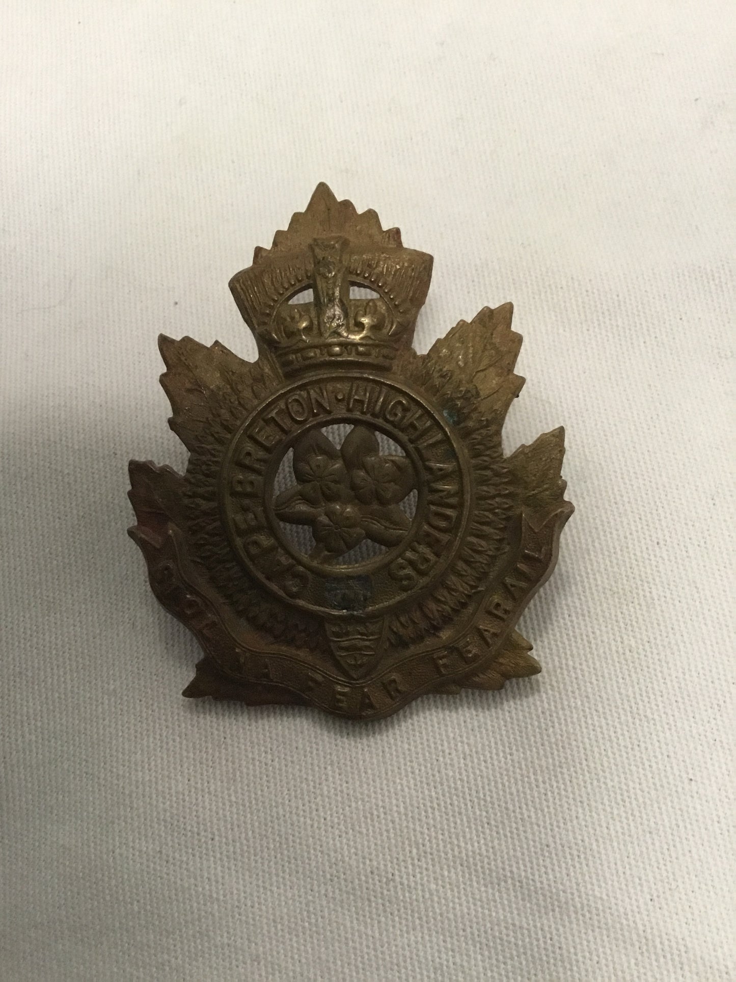 WW11 Cape Breton Islanders hat badge